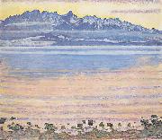 Thunersee mit Stockhornkette Ferdinand Hodler